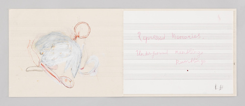 Louise Bourgeois. Untitled drawing, in Nothing to Remember (set 6), from the series of folio sets (1-6). 2004-2006