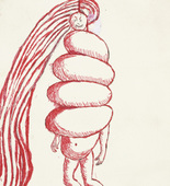 Louise Bourgeois. Spiral Woman, plate 2 of 7, from the portfolio, La R&eacute;paration. 2001