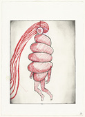 Louise Bourgeois. Spiral Woman, plate 2 of 7, from the portfolio, La R&eacute;paration. 2001