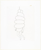 Louise Bourgeois. Spiral Woman, plate 2 of 7, from the portfolio, La R&eacute;paration. 2001