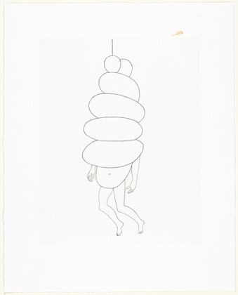 Louise Bourgeois. Spiral Woman, plate 2 of 7, from the portfolio, La R&eacute;paration. 2001