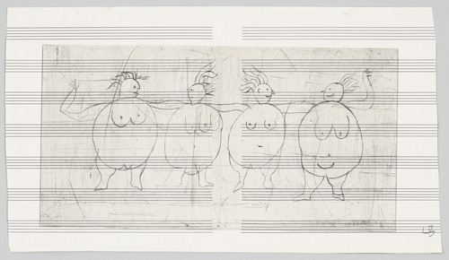 Louise Bourgeois. Quartet of the 4 Obese Singing Ladies. 2001