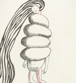 Louise Bourgeois. Spiral Woman, plate 2 of 7, from the portfolio, La R&eacute;paration. 2001