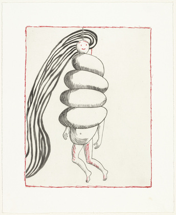 Louise Bourgeois. Spiral Woman, plate 2 of 7, from the portfolio, La R&eacute;paration. 2001