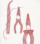 Louise Bourgeois. La R&eacute;paration, plate 3 of 7, from the portfolio, La R&eacute;paration. 2001