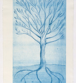 Louise Bourgeois. Untitled (Tall Tree), in Les Arbres (4), from the editioned series of portfolios, Les Arbres (1-6). 2004
