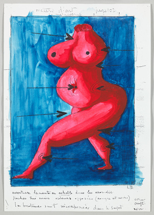 Louise Bourgeois. Sainte S&eacute;bastienne. 1996
