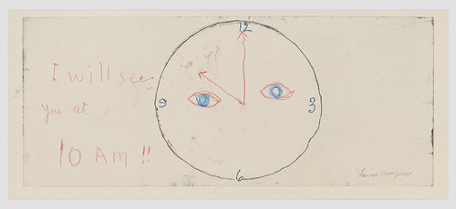 Louise Bourgeois. I Will See You at 10 AM!! 2006