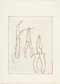 Louise Bourgeois. La R&eacute;paration, plate 3 of 7, from the portfolio, La R&eacute;paration. 2001