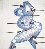 Louise Bourgeois. Sainte S&eacute;bastienne. 1998