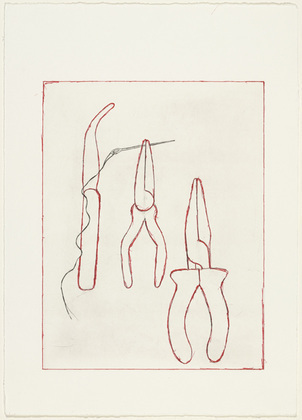 Louise Bourgeois. La R&eacute;paration, plate 3 of 7, from the portfolio, La R&eacute;paration. 2001
