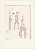 Louise Bourgeois. La R&eacute;paration, plate 3 of 7, from the portfolio, La R&eacute;paration. 2001