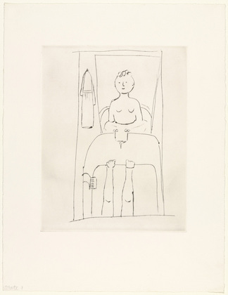 Louise Bourgeois. Untitled, plate 10 of 14, from the portfolio, Autobiographical Series. 1993