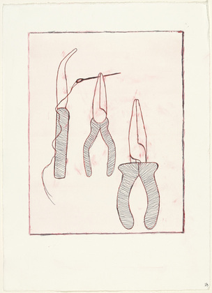 Louise Bourgeois. La R&eacute;paration, plate 3 of 7, from the portfolio, La R&eacute;paration. 2001