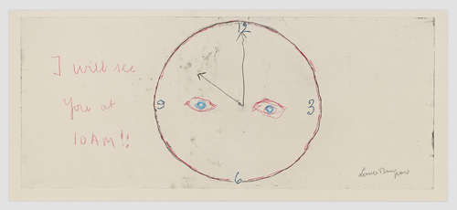 Louise Bourgeois. I Will See You at 10 AM!! 2006
