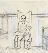 Louise Bourgeois. Paternity, plate 12 of 14, from the portfolio, Autobiographical Series. 1993