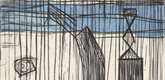 Louise Bourgeois. Plate 9 of 9, from the illustrated book, He Disappeared into Complete Silence, second edition. 1995-2003