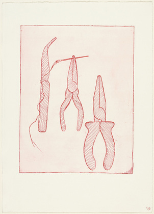 Louise Bourgeois. La R&eacute;paration, plate 3 of 7, from the portfolio, La R&eacute;paration. 2001