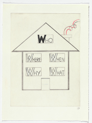 Louise Bourgeois. Who, Where, When, Why, What. 1999