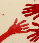 Louise Bourgeois. Untitled (no. 18) in 10 AM Is When You Come to Me (set 2), from the series of installation sets (1-10). 2006