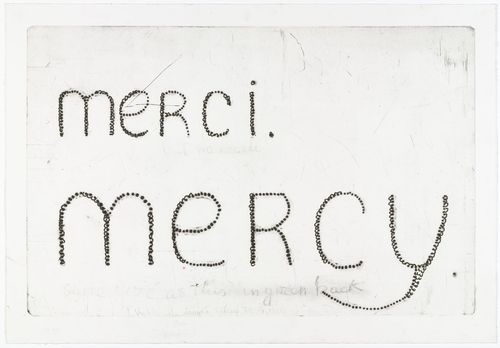 Louise Bourgeois. merci. mercy. 1992