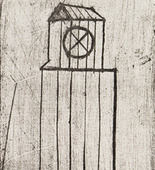 Louise Bourgeois. Plate 1 of 9, from the illustrated book, He Disappeared into Complete Silence, first edition (Example 15). 1947