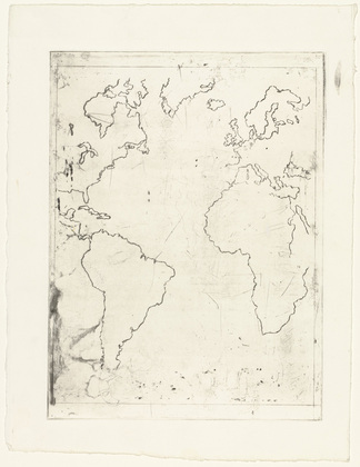Louise Bourgeois. Map of the Western Hemisphere. 1995