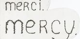 Louise Bourgeois. merci. mercy. 1992
