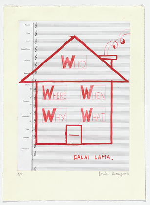 Louise Bourgeois. Who, Where, When, Why, What. 1999