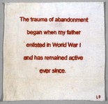 Louise Bourgeois. Untitled, no. 12 of 12, from the illustrated book, The Trauma of Abandonment. 2001