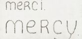 Louise Bourgeois. merci. mercy. 1992