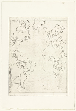 Louise Bourgeois. Map of the Western Hemisphere. 1996