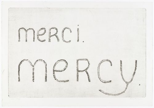 Louise Bourgeois. merci. mercy. 1992