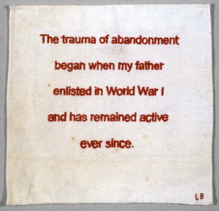 Louise Bourgeois. Untitled, no. 12 of 12, from the illustrated book, The Trauma of Abandonment. 2001