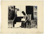 Louise Bourgeois. Man Reading. 1940-1944