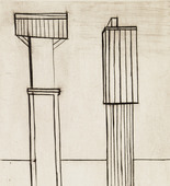 Louise Bourgeois. Plate 2 of 9, from the illustrated book, He Disappeared into Complete Silence, first edition (Example 15). 1947