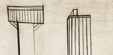 Louise Bourgeois. Plate 2 of 9, from the illustrated book, He Disappeared into Complete Silence, first edition (Example 15). 1947
