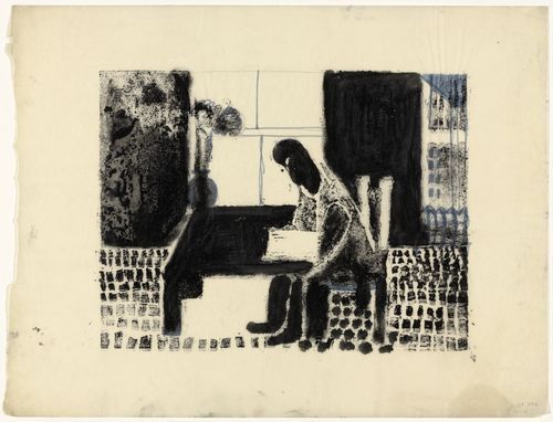 Louise Bourgeois. Man Reading. 1940-1944