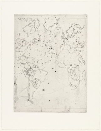 Louise Bourgeois. Map of the Western Hemisphere. 1999