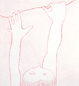 Louise Bourgeois. Untitled, plate 12 of 17, from the illustrated book, Hang On. 2004