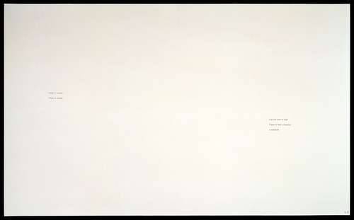 Louise Bourgeois. Hang On, text, page 12 of 17. 2004