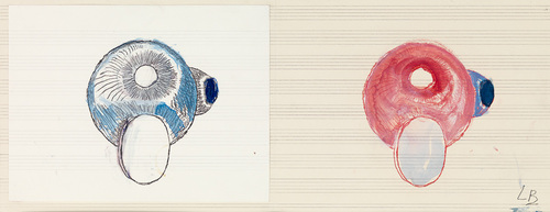 Louise Bourgeois. Untitled, no. 9, in Nothing to Remember (set 4), from the series of folio sets (1-6). 2004-2006