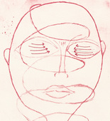 Louise Bourgeois. Spiraling Eyes, frontispiece, from the illustrated book, Les &Eacute;ditions du Solstice: Annuaire de la D&eacute;cennie, 1989-1999. 1999