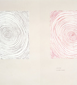 Louise Bourgeois. Untitled, plates 15 and 16 of 17, from the illustrated book, Hang On. 2004