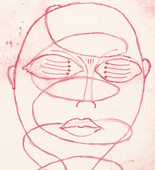 Louise Bourgeois. Spiraling Eyes, frontispiece, from the illustrated book, Les &Eacute;ditions du Solstice: Annuaire de la D&eacute;cennie, 1989-1999. 1999