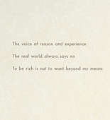 Louise Bourgeois. Hang On, text, page 16 of 17. 2004