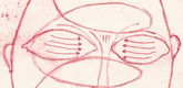 Louise Bourgeois. Spiraling Eyes, frontispiece, from the illustrated book, Les &Eacute;ditions du Solstice: Annuaire de la D&eacute;cennie, 1989-1999. 1999
