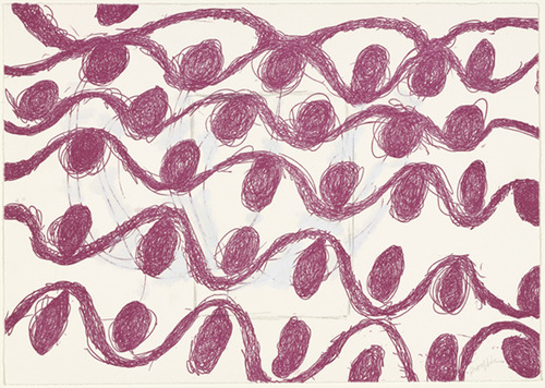 Louise Bourgeois. The Telephone Call from the Slammer, no. 1 of 9, component A, from the series, What Is the Shape of This Problem? 1999