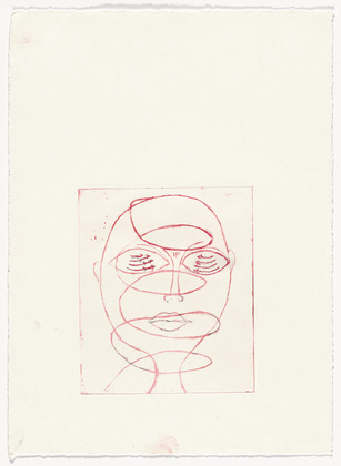 Louise Bourgeois. Spiraling Eyes, frontispiece, from the illustrated book, Les &Eacute;ditions du Solstice: Annuaire de la D&eacute;cennie, 1989-1999. 1999