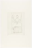Louise Bourgeois. Untitled, plate 10 of 14, from the portfolio, Autobiographical Series. 1994